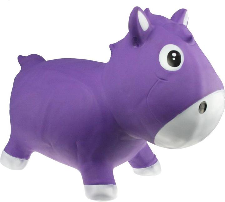 KidzzFarm Bouncy animal Harry the Horse purple