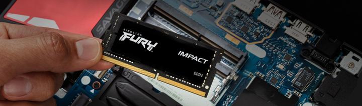 Actual product image Kingston FURY Impact (1 x 8GB, 3200 MHz, DDR4-RAM, SO-DIMM)