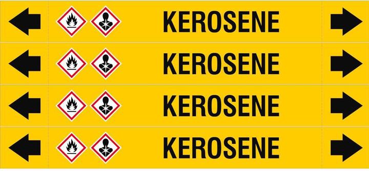Etichetta energetica Brady ASME - Marcatori per tubi - Kerosene