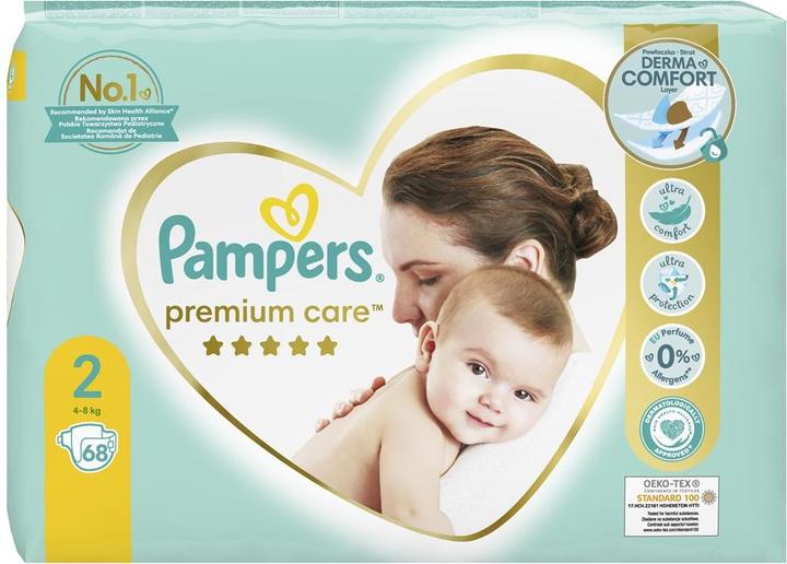 Produktbild Pampers Premium Care (Gr. 2, Tragepack, 68 Stück)