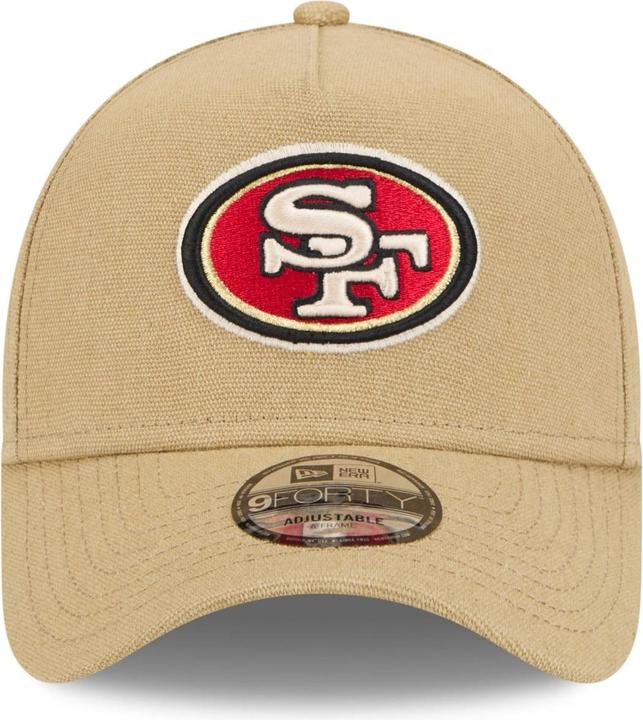 Actual product image New Era A-Frame Trucker Canvas Cap San Francisco 49ers beige (One size)