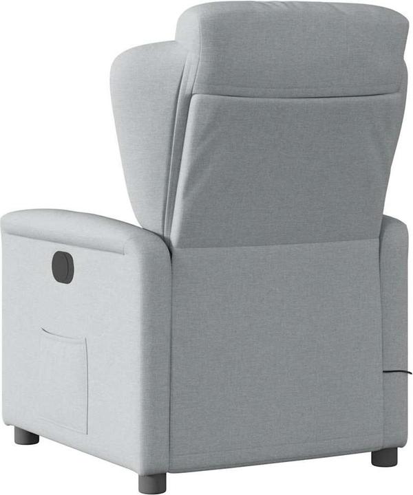 Produktbild VidaXL Massagesessel Elektrisch Hellgrau Stoff