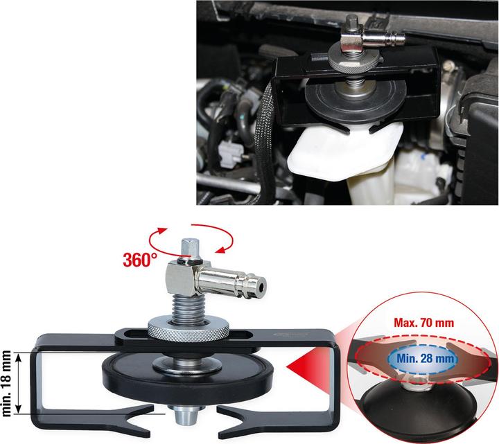 Produktbild KS Tools Universal-Entlüfterstutzen-Adapter