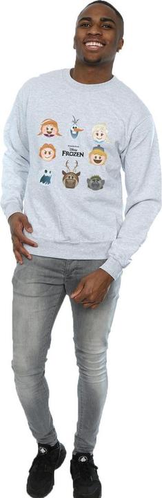 Actual product image Disney Mens Frozen Heads Sweatshirt (XL)