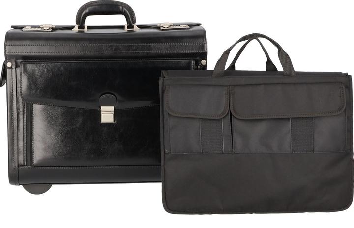 Produktbild Dermata waren Pilotenkoffer 45.5cm aus vegatabilen Vollrind (37 l, Handgepäck (bis 50l))