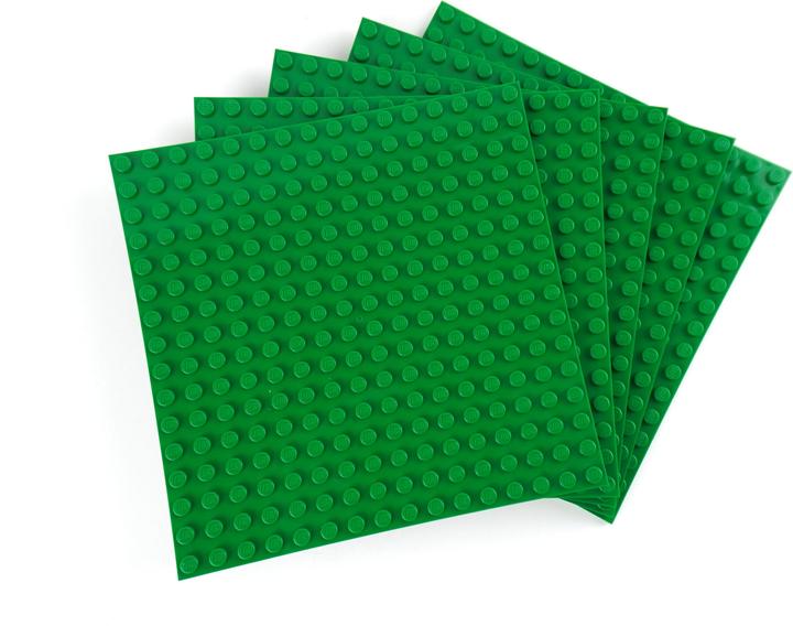 Productafbeelding LEGO 16x16 Bouwplaten donkergroen - Donkergroen bord 91405 NIEUW! Hoeveelheid 3x (91405, LEGO Accessoires)