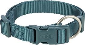 Image du produit Trixie Collier Hond Premium Petrol Blauw - 25-40X1 Cm (S, Chien, Sport canin)