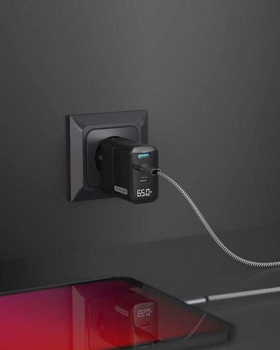 Actual product image Sitecom 65w Pd Wall Charger, LED Screen (65 W)