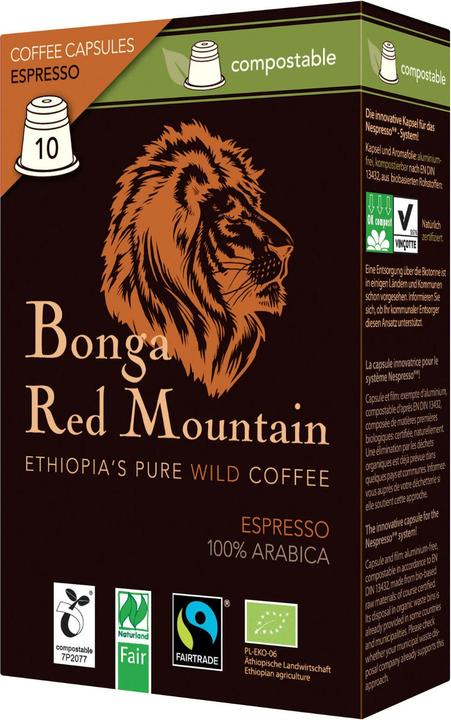 Produktbild Bonga Red Mountain Espresso (10 x Port.)