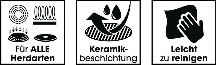 Produktbild Bratmaxx Bratpfanne Aluminium Pfannen Set 3 Stück 20 cm/24 (28 cm, Bratpfanne, Aluminium)