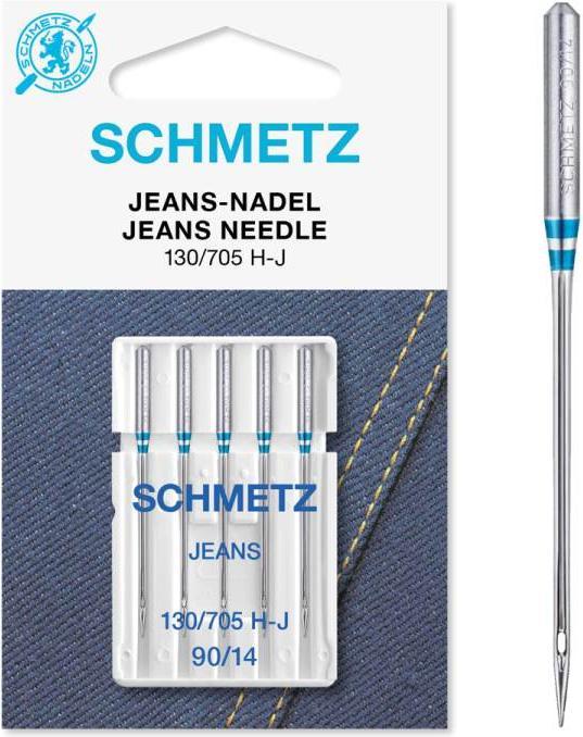 Produktbild Schmetz Nähmaschinennadeln Jeans Stärke 90 5 St