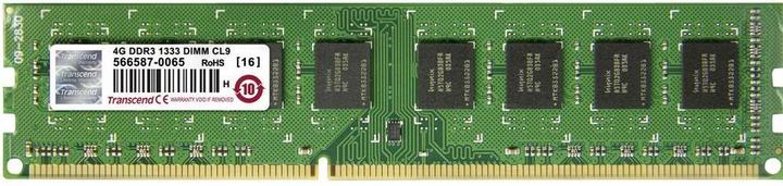 Immagine prodotto Transcend JetRAM DDR3 (1 x 4GB, 1333 MHz, DDR3-RAM, DIMM)