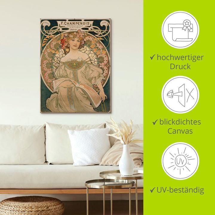 Actual product image Artland Poster for F. Champenois. 1897 T7EM (45 x 60 cm)