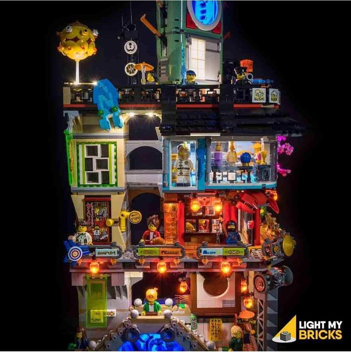 Image du produit Light my bricks Kit de lumière pour LEGO 70620 La ville NINJAGO