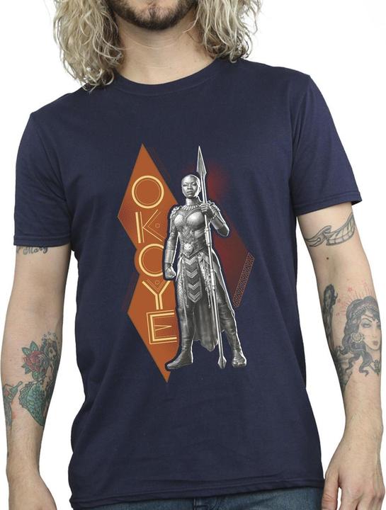 Actual product image Mens Wakanda Forever Okoye Stance T-Shirt (XXL)