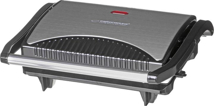 Image du produit Esperanza EKG006 Gril électrique 750W Inox / Noir (Prise UE)