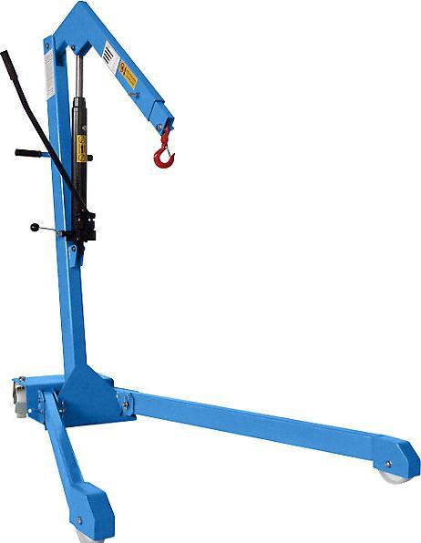 Immagine prodotto Janssen Hydraulik-Technik Gru per officina BLUE, portata 500 kg, supporto mobile puntellato, sistema
