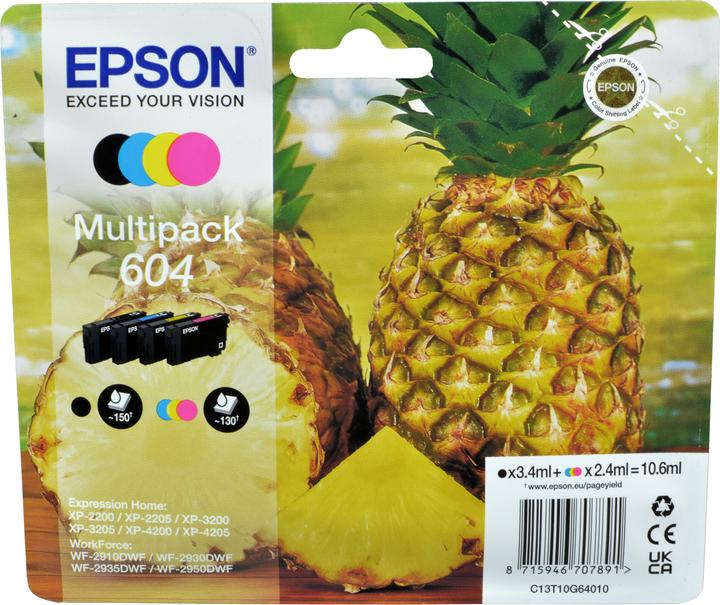 Produktbild Epson 604 Multipack (M, BK, Y, C)