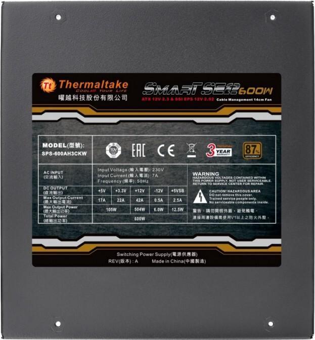 Immagine prodotto Thermaltake Smart SE2 (600 W)