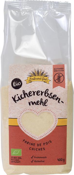 Produktbild Leib und Gut Bio Kichererbsenmehl 400 g (400 g)