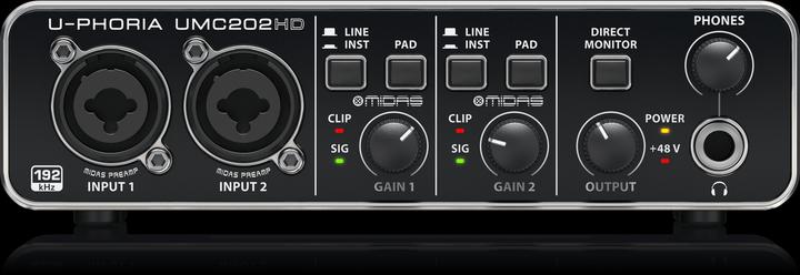 Image du produit Behringer Interface audio d'enregistrement UMC202HD (USB)