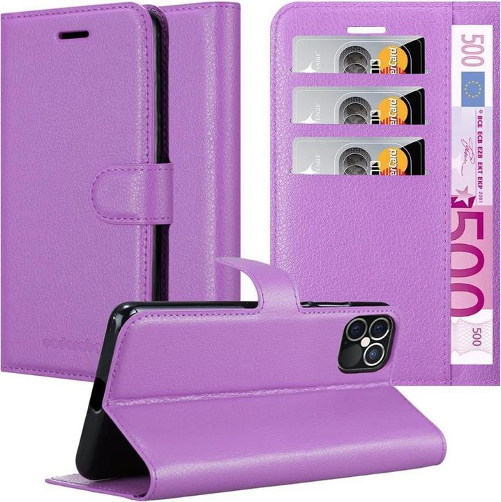 Produktbild Cadorabo Book mit Standfunktion Cover (Apple iPhone 12)