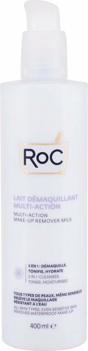 Roc Multi-Action Make-Up Remover Milk 3-In-1 (Make-up remover, 400 ml)