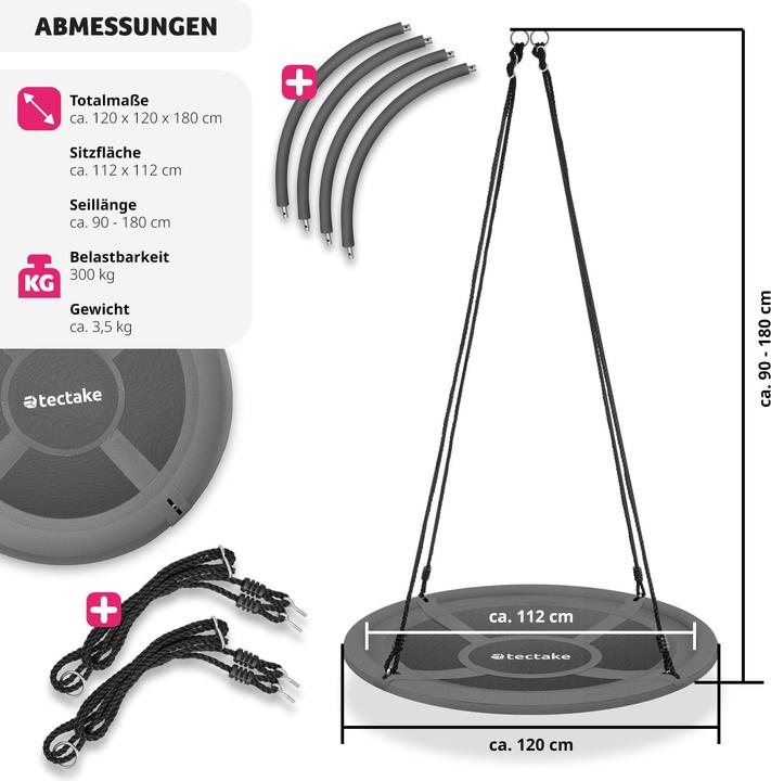 Produktbild tectake Nestschaukel Swayer