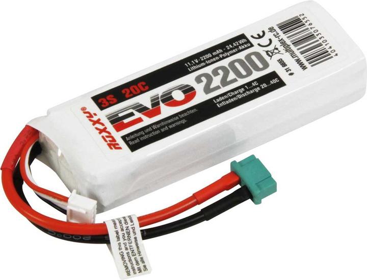 Actual product image Roxxy EVO LiPo 2200mah 11,1V 20C Akku (11.10 V, 2200 mAh)