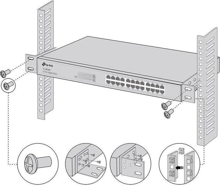 Actual product image TP-Link RACKMOUNT KIT-13 - RackMount Kit-13 - Rack mount bracket kit, 13"
