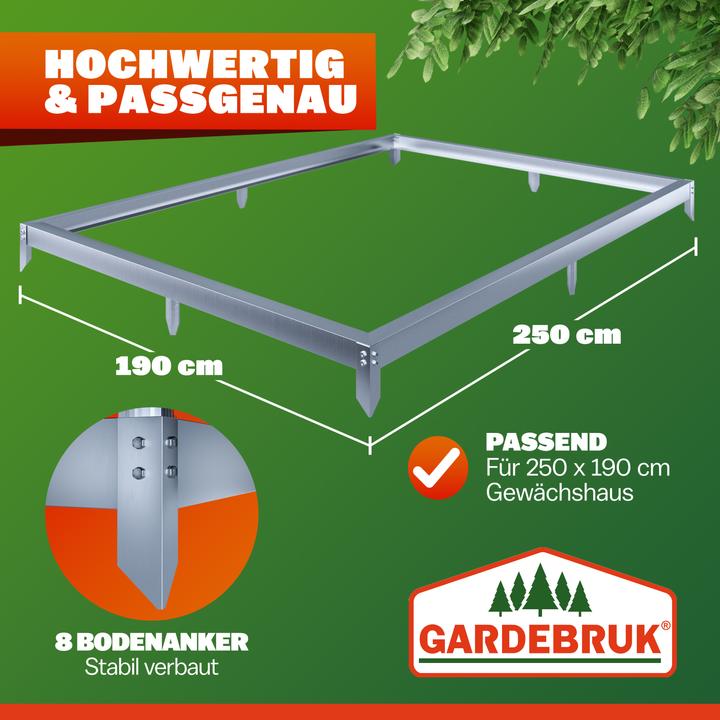 Produktbild Gardebruk Stahlfundament