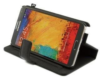 Actual product image Proporta Foliocase for Galaxy Note 3 Black (Samsung Galaxy Note 3)