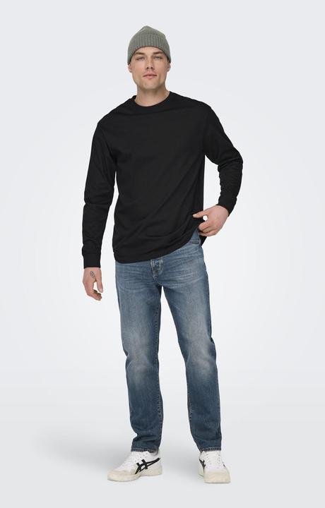 Image du produit Only & Sons Haut de T-shirt à col rond et à coupe décontractée (S)