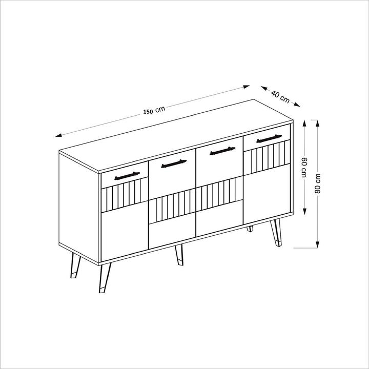 Produktbild Kalune Design Moda (150 x 80 x 40 cm)