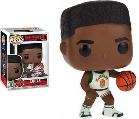 Actual product image Funko Pop! Stranger Things S4 : Lucas in Jersey (1246) EXM