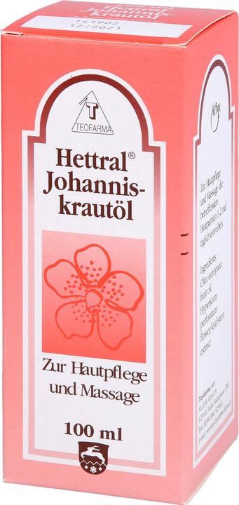 Actual product image Teofarma Hettral St John's wort oil, 100 ml oil (Body oil, 100 ml)