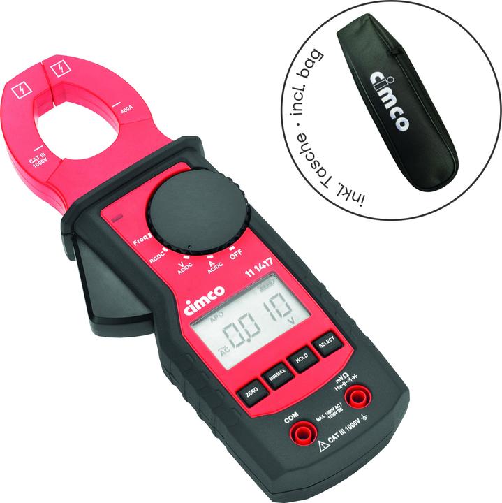 Actual product image Cimco AC/DC current clamp 3100 (CAT III 1000V)