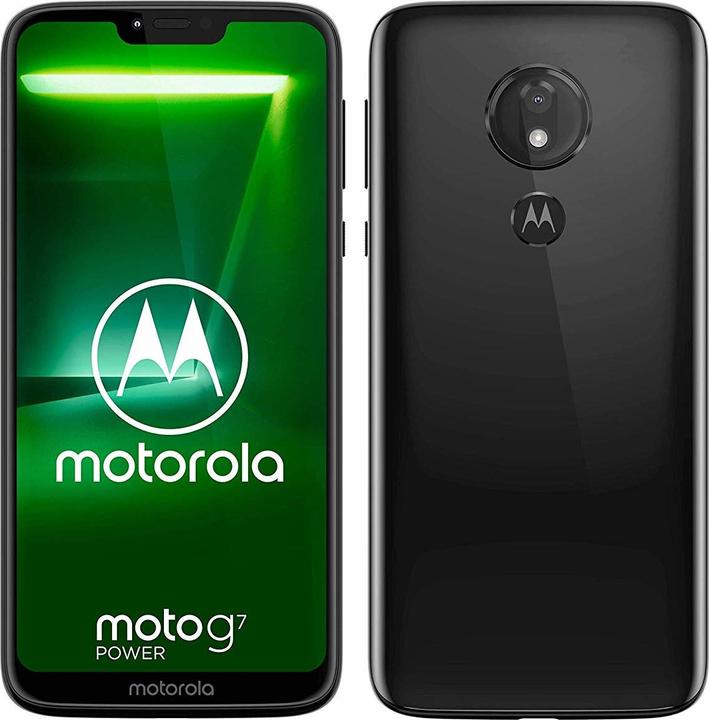 Produktbild Motorola Moto G7 Power (64 GB, Black, 6.20", Dual SIM, 12 Mpx, 4G)