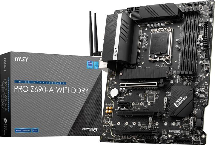 Produktbild MSI Pro Z690- Wifi (LGA 1700, Intel Z690 (DDR4), ATX)
