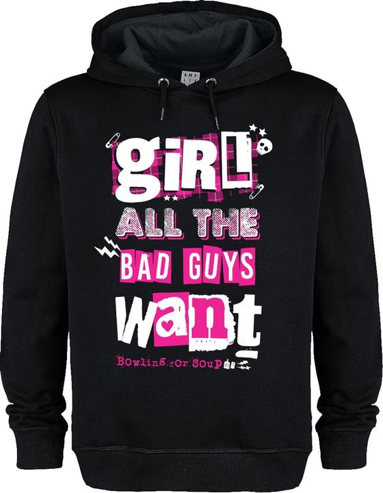 Image du produit Amplified - Sweat à capuche GIRL ALL THE BAD GUYS WANT - Adulte (XS)