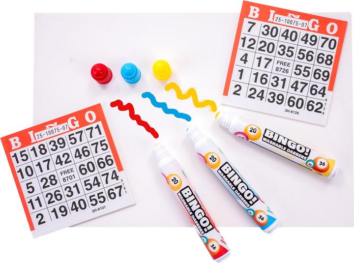 Actual product image Bingo markers, 3 pieces.