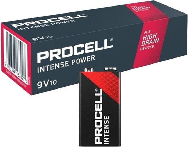 Actual product image Duracell Procell Intense Power (10 pcs., 9V Block, 673 mAh)
