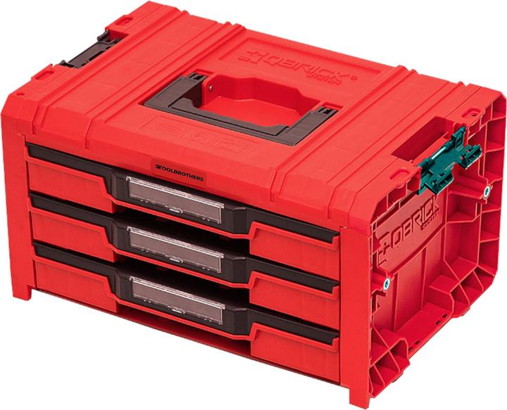 Produktbild Tool Brothers Toolbrothers RHINO PRO Drawer 3 Toolbox 2.0 Expert RED ULTRA HD Werkzeugkoffer 450 x 310 x 244 mm (21 Teile)