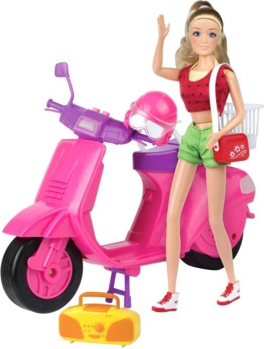Actual product image Kari Michell Doll with scooter