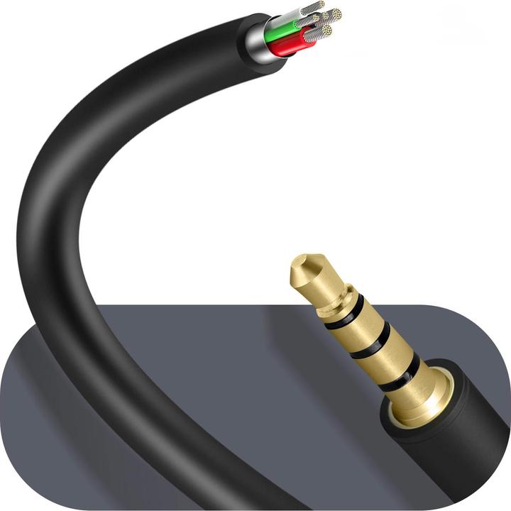 Actual product image Avizar Audio adapter 3.5mm jack plug (0.09 m, 3.5mm jack (AUX))