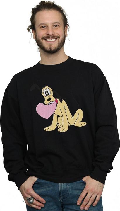 Immagine prodotto Disney Pluto Love Heart Felpa Uomo (M)