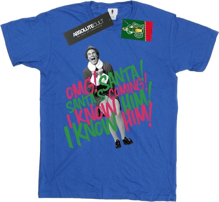Produktbild Elf Santa's Coming TShirt (L)