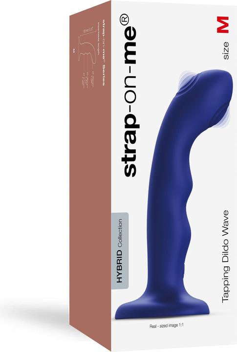 Actual product image Strap-on-me Tapping Dildo Wave