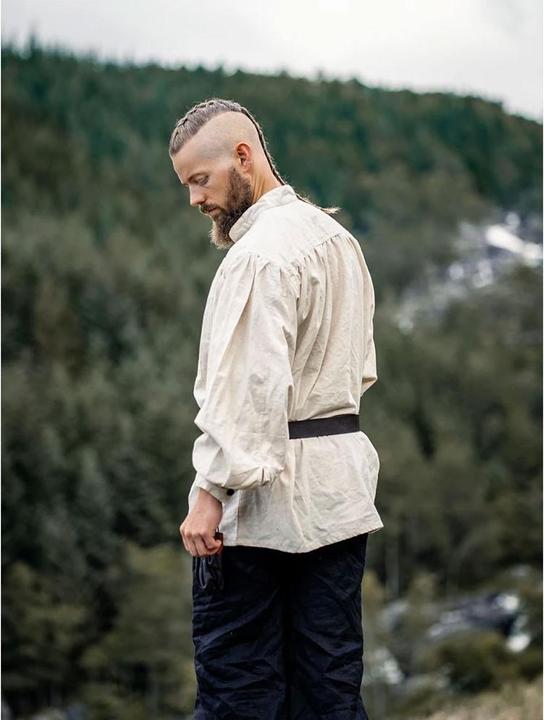 Produktbild Carbone Herren Mittelalter Schnürhemd, Stehkragen (S)