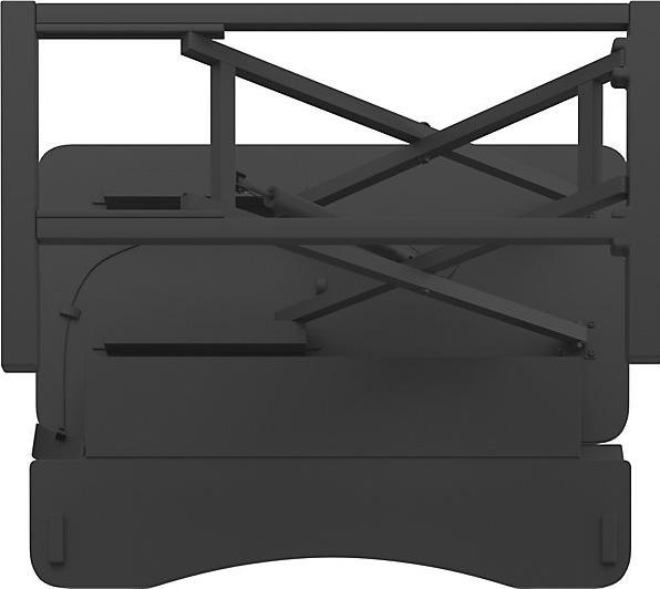 Image du produit Fellowes Corsivo™ poste de travail assis/debout, HxLxP 110 x 800 x 615 mm, noir.